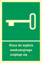 [117] - Klucz do wyjścia ewakuacyjnego