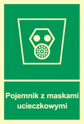 [119] - Pojemnik z maskami ucieczkowymi