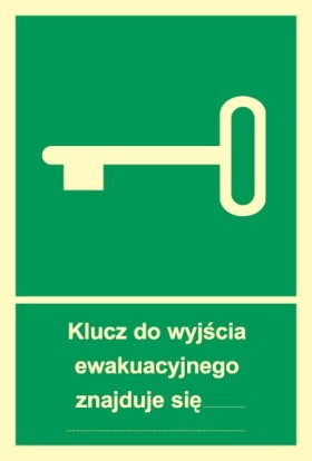 [117] - Klucz do wyjścia ewakuacyjnego